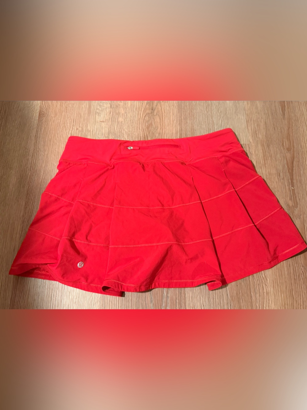 lululemon athletica Bright Red Skirt